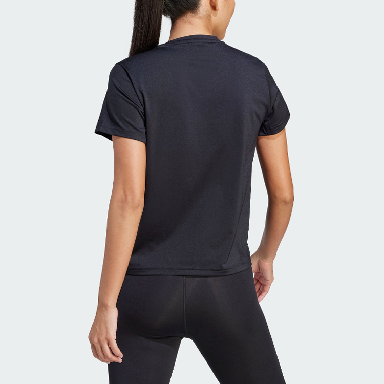 (WMNS) adidas Power Tee 'Black' IN6208