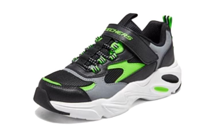 (PS) Skechers Razor Flex 'Black Solar Green' 405204L-BKLM