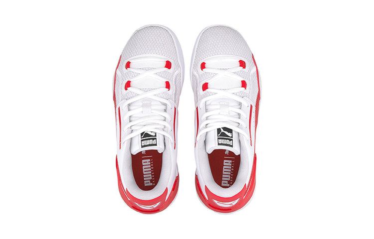 (GS) PUMA Clyde Hardwood Team Low 'White Red' 194455-04