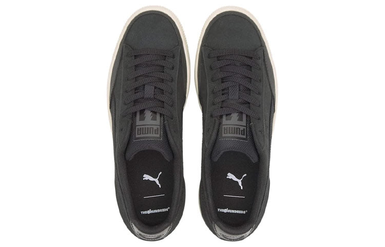 PUMA Unisex Clyde The Hundres Sneakers Black/White 373725-01