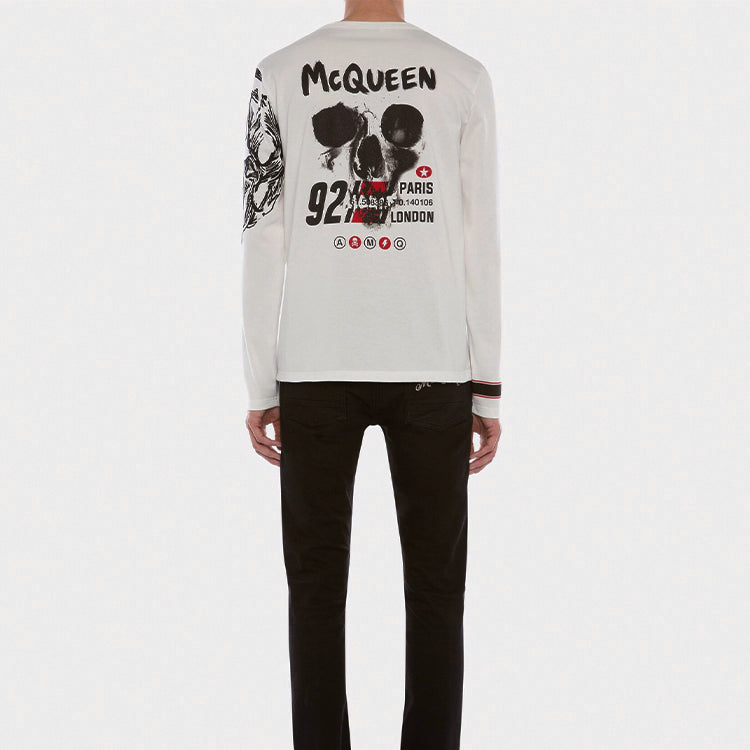 Men's Alexander McQueen Short Sleeve White 599567QOZ690900