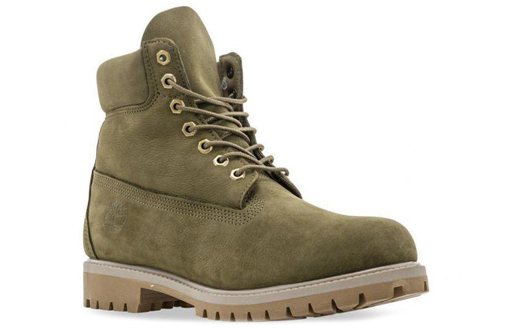 Timberland 6 Inch Premium Waterproof Boot 'Olive Nubuck' A1YQ1