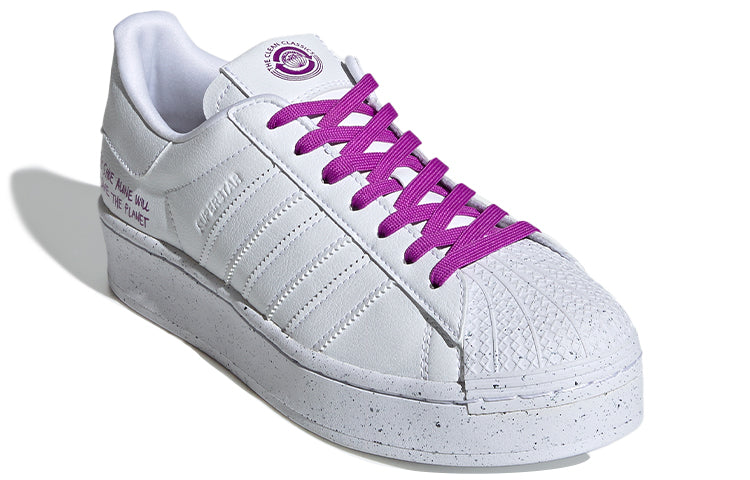 (WMNS) adidas Superstar Bold 'Clean Classics Collection - White Shock Purple' FY0129