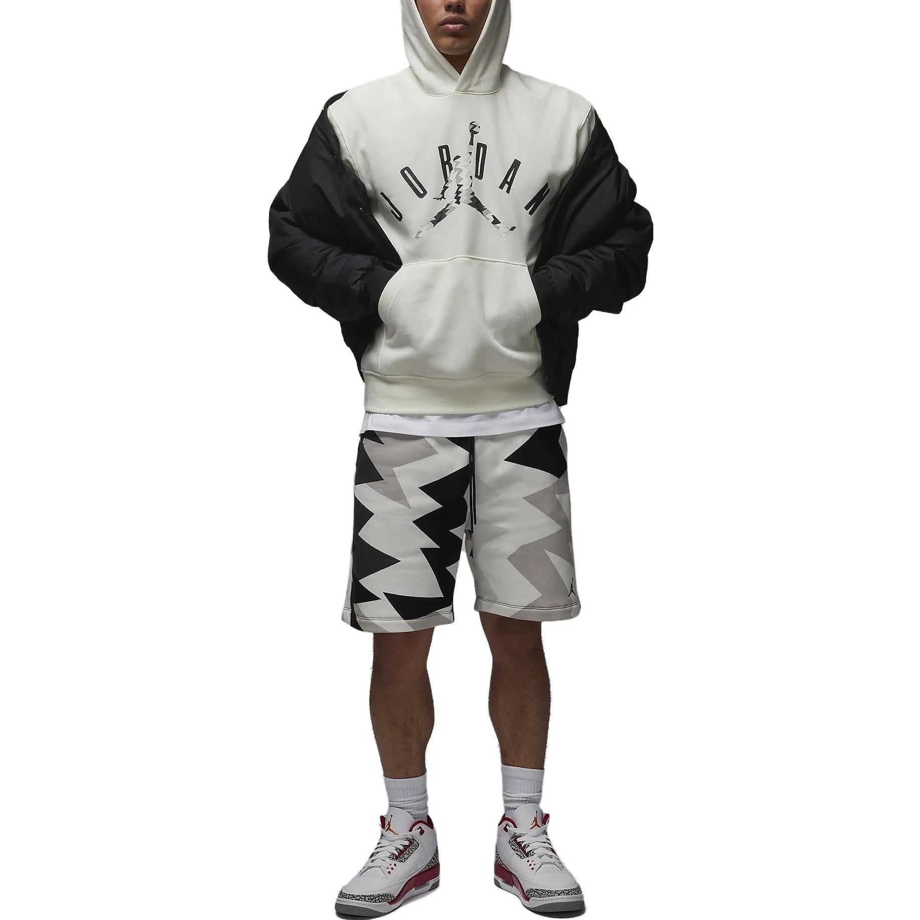 Air Jordan Flight MVP Fleece Pullover Hoodie Asia Sizing 'Sail' FD7416-133