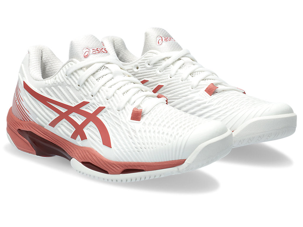 (WMNS) ASICS Solution Speed FF 2 'White Light Garnet' 1042A136-105