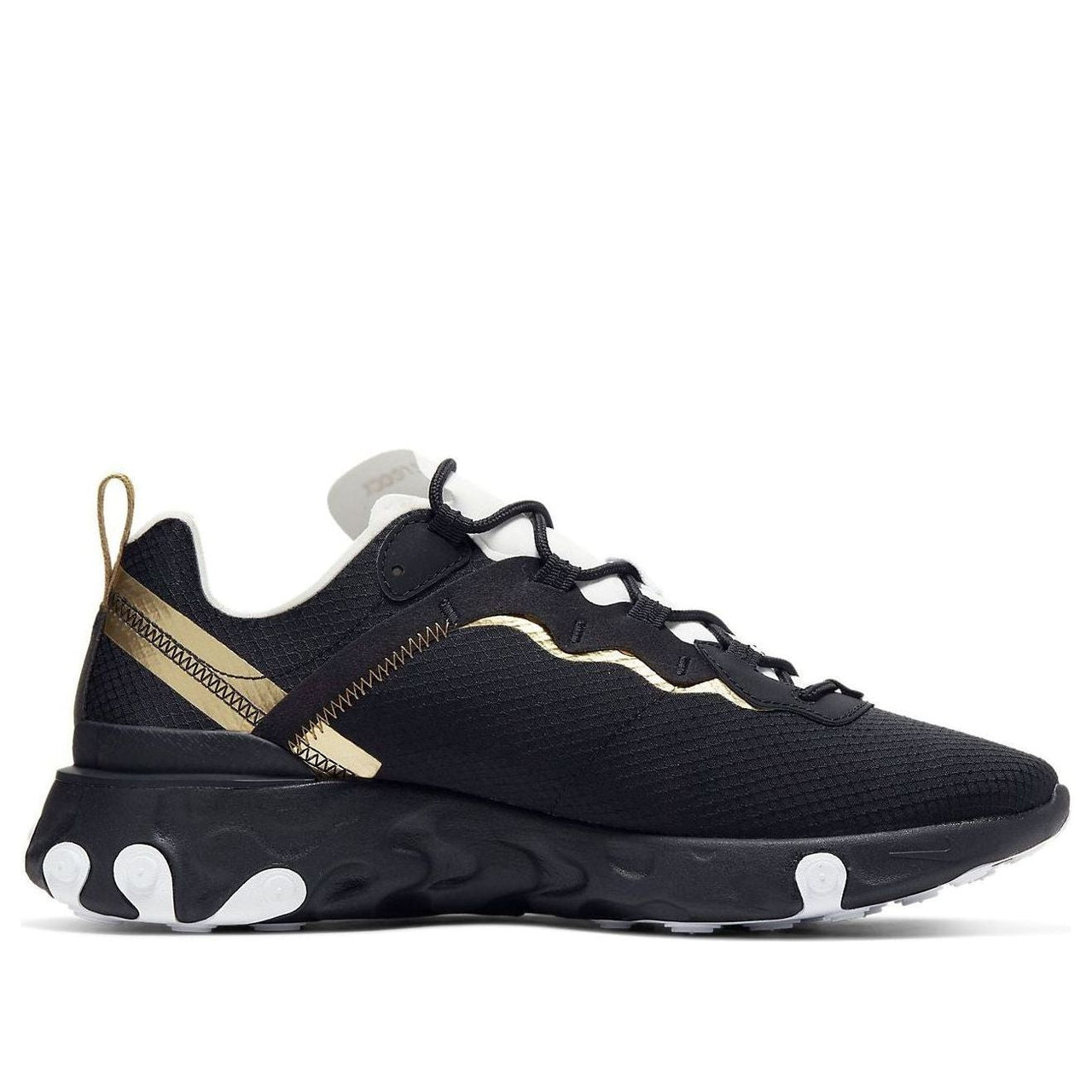 Nike React Element 55 SE 'Black Metallic Gold' CT1590-001