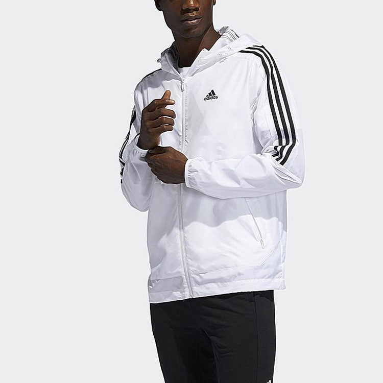 Men's adidas Sports Hooded Jacket White FT2833