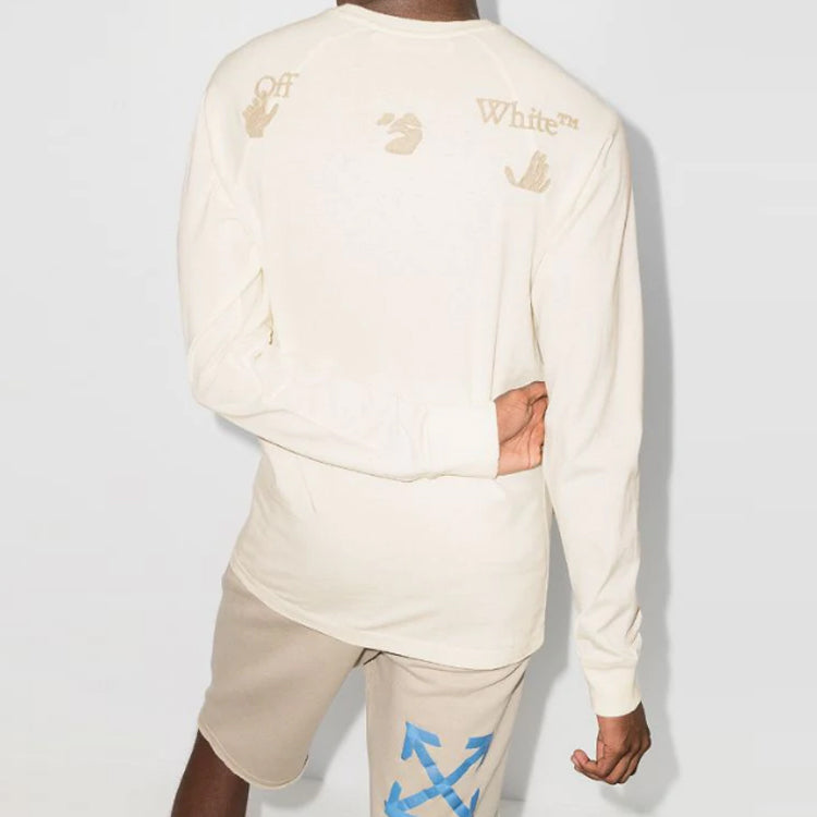 Off-White x Browns 50 Mens Long-Sleeve T-shirt OMAB050G20JER001