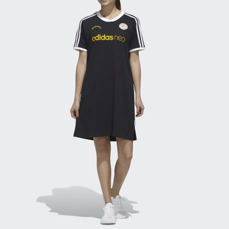 (WMNS) adidas Neo x GUDETAMA Dresses 'Black' GL7227