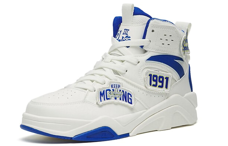 ANTA Cement Bubble Lifestyle Shoes 'White Blue' 112248088-5