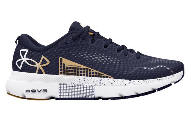 (WMNS) Under Armour HOVR Infinite 5 Collegiate Running Shoes 'Black Gold' 3027424-400