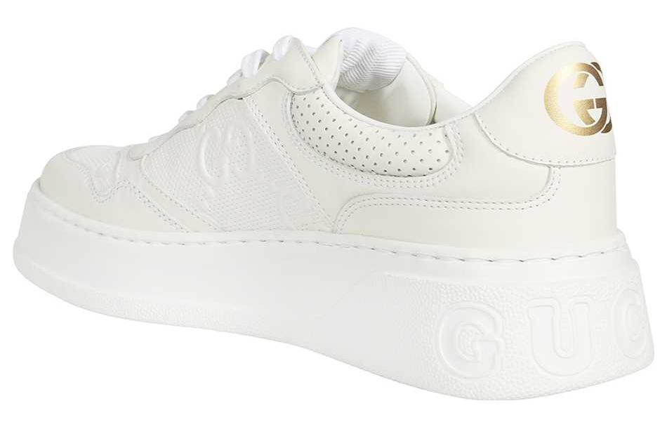 Gucci GG Embossed Sneaker 'White' 669582-1XL10-9014