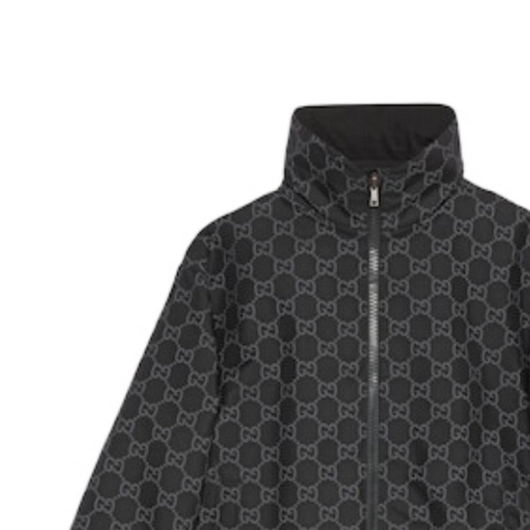 Gucci Reversible GG Ripstop Nylon Jacket 'Black Grey' 770276-Z8BPL-1043