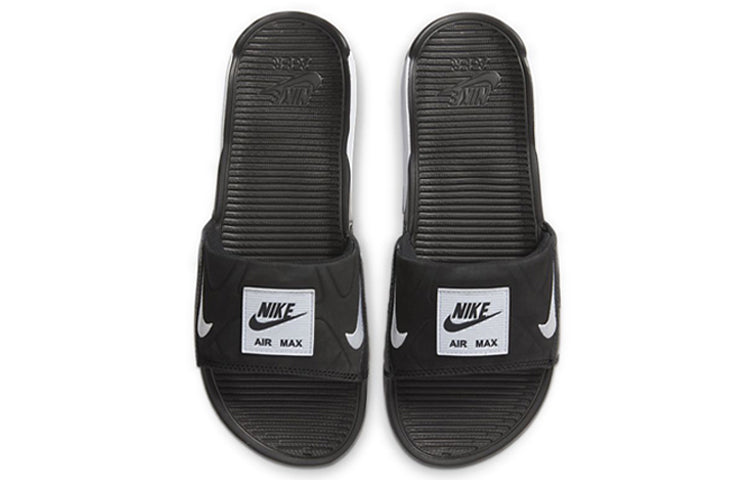 (WMNS) Nike Air Max 90 Slide 'Black White' CT5241-002