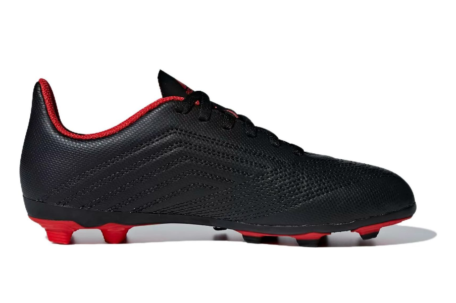 (GS) adidas Predator 18.4 MG 'Black Red' DB2323