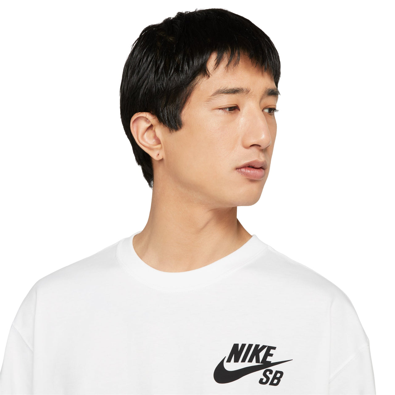 Nike SB Logo T-Shirt Asia Sizing 'White' DC7818-100