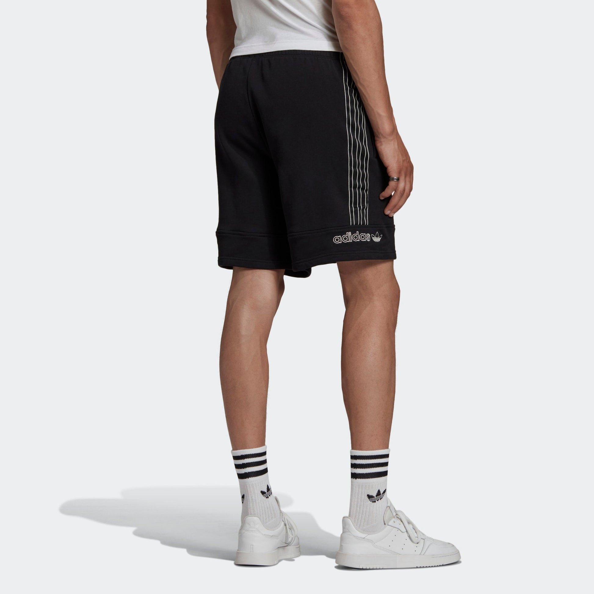 adidas originals Causual Sports Stripe Short Pant Male Black GN2468