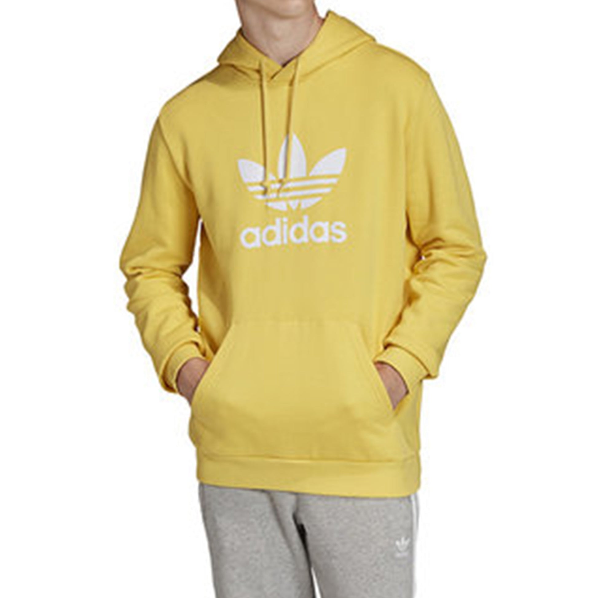 Men's adidas originals logo Printing Yellow FM3785