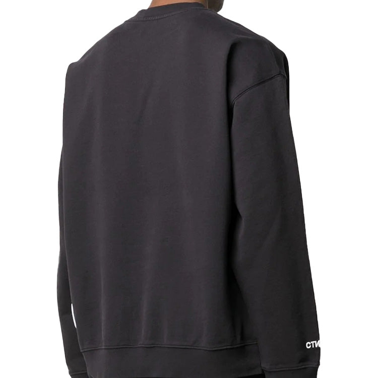 Men's HERON PRESTON Pattern Printing Long Sleeves Black HMBA007S208960201088