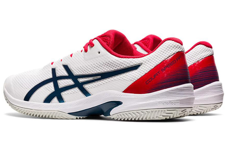 ASICS Court Speed FF Clay 'White Blue Red' 1041A093-105