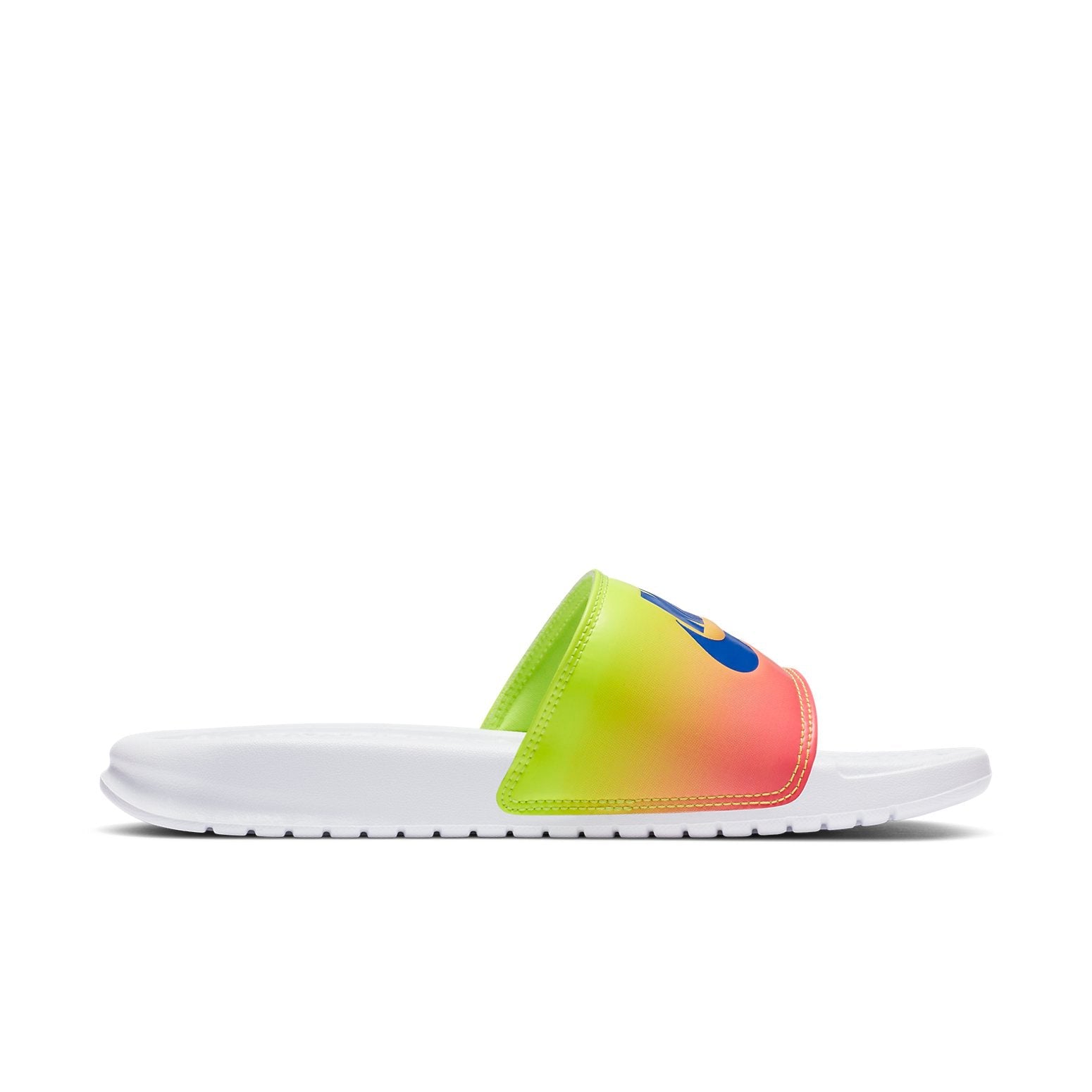 (WMNS) Nike Benassi JDI Sandal White/Red/Green 618919-123