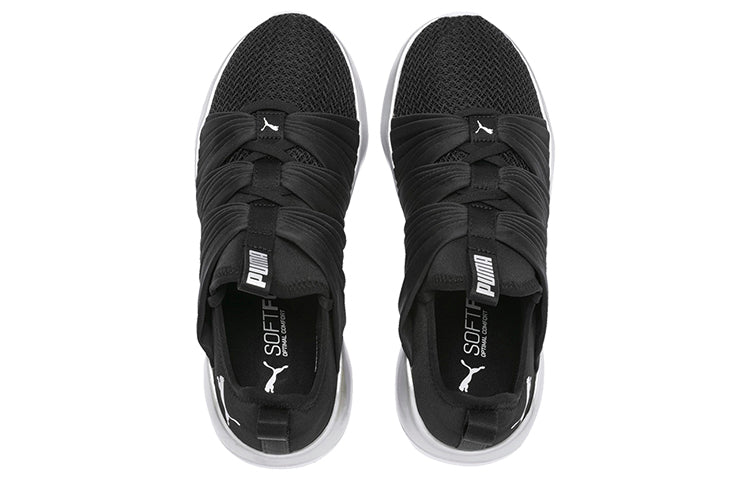 (WMNS) PUMA Flourish Low Top Black/Silver/White 192337-05