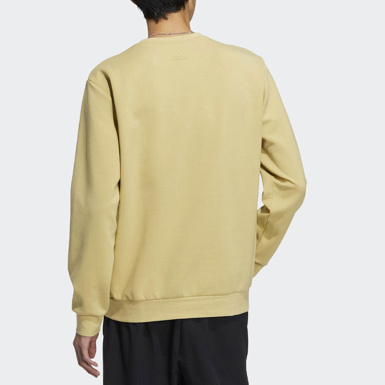 adidas Tech Logo Sweatshirt 'Tan' HY5840