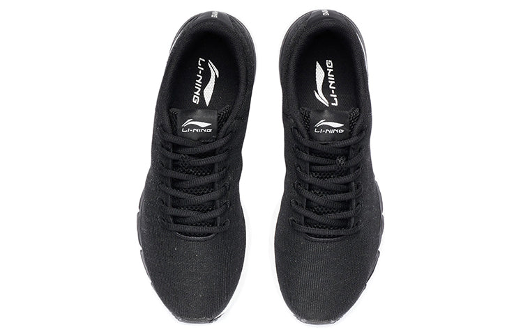 (WMNS) Li-Ning Lifestyle Running Shoes 'Black White' AGLR312-3