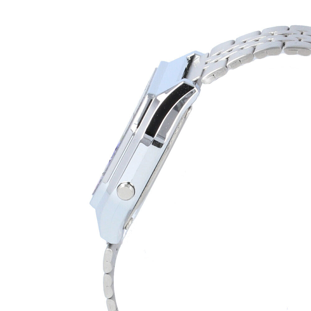Casio Youth Vintage Digital Watch 'Silver Floral' LA680WA-4C