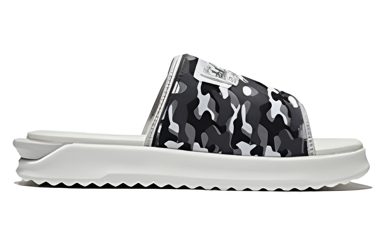 Li-Ning Fashion Slides 'White Black Camo' AGAS011-3