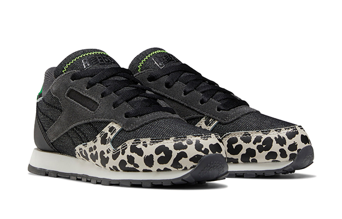 Reebok Classic Leather Running Shoes K Black Q46340