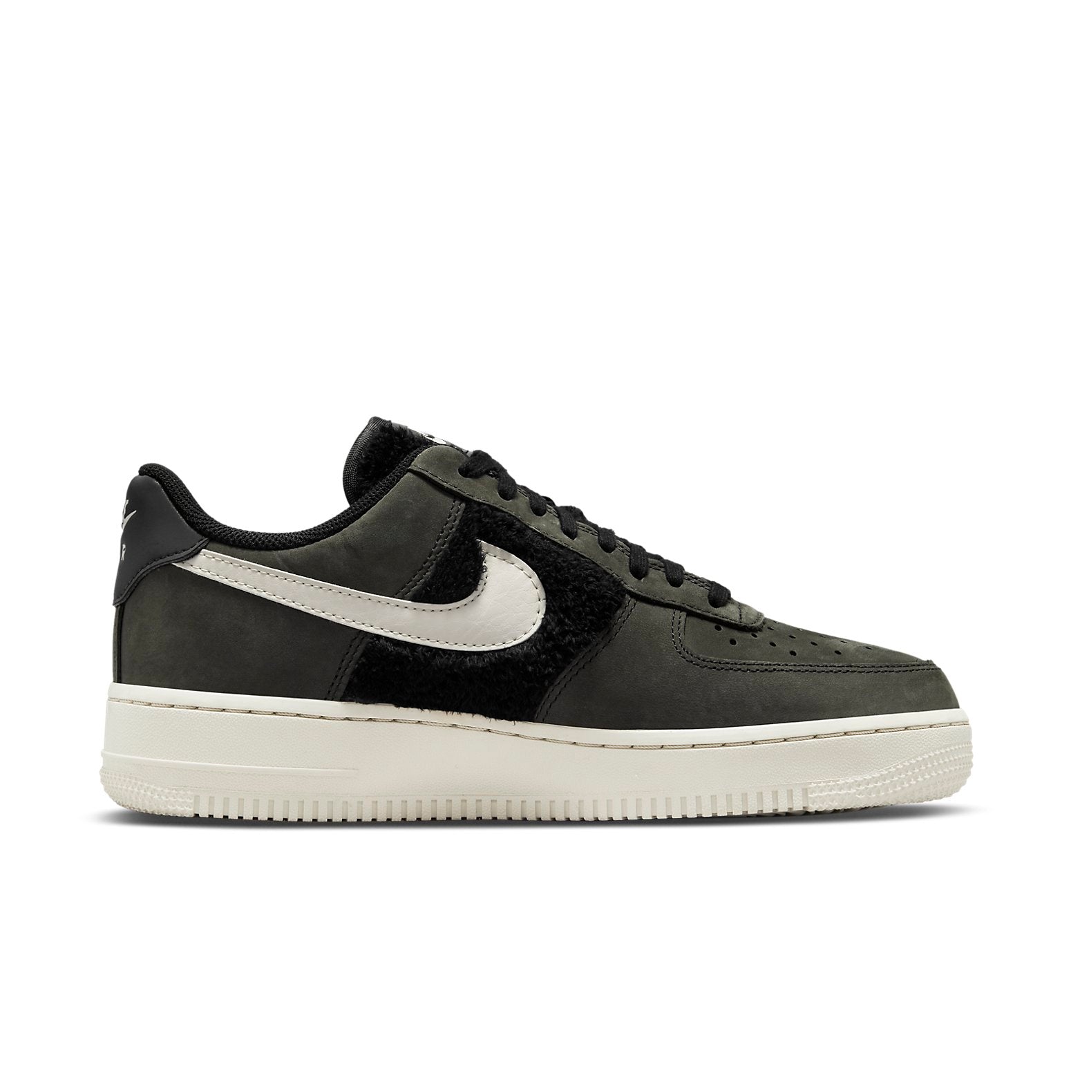 (WMNS) Nike Air Force 1 'Faux Fur - Black Light Bone' DO6714-001