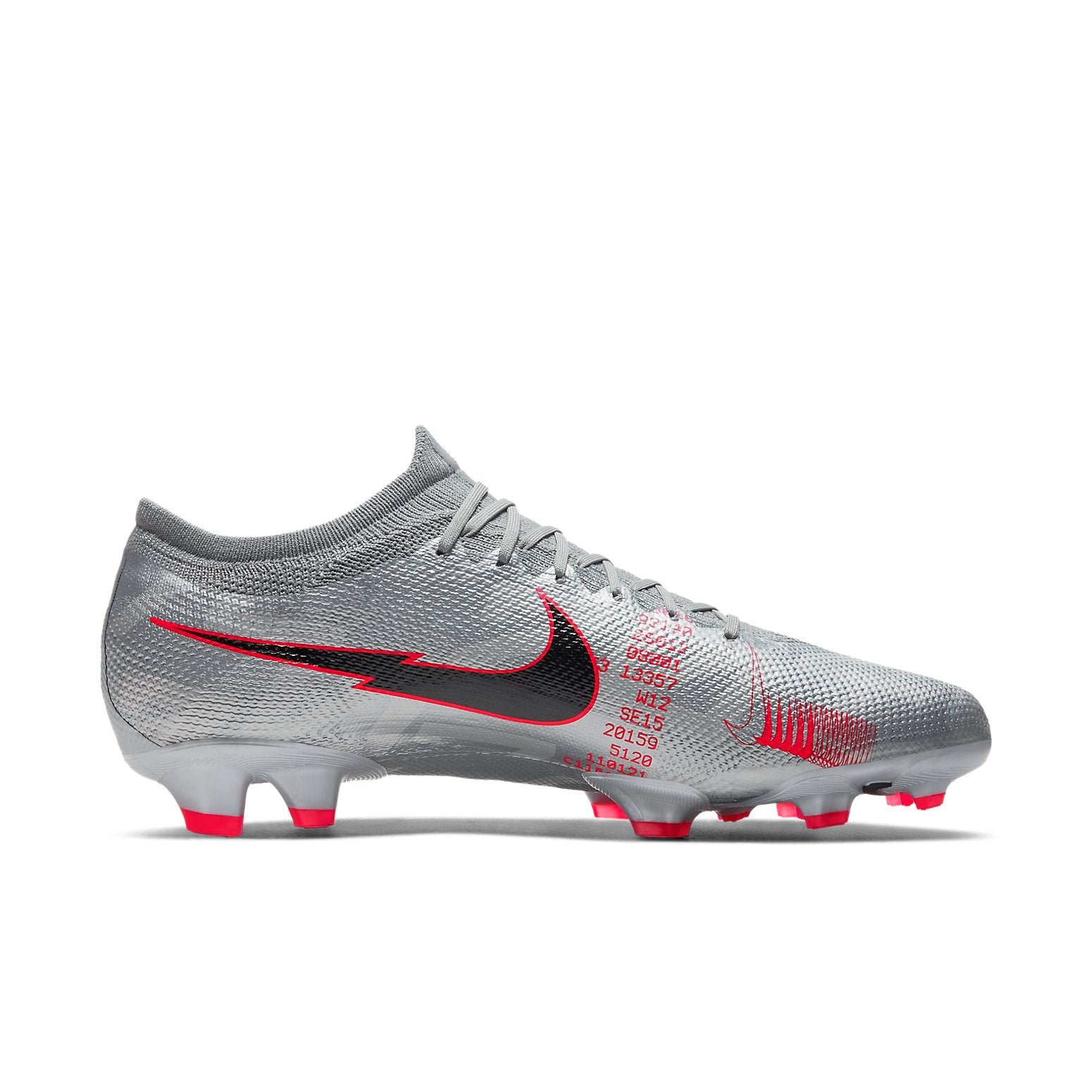 Nike Mercurial Vapor 13 Pro FG 'Metallic Grey Crimson' AT7901-906