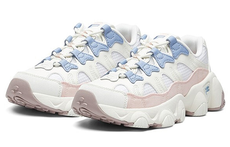 (WMNS) FILA Jagger Vintage Sneakers White/Pink/Blue F12W031402FSV