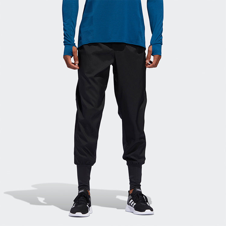 adidas Astro Pant M Slim Fit Bundle Feet Reflective Running Long Pants Black DW3702