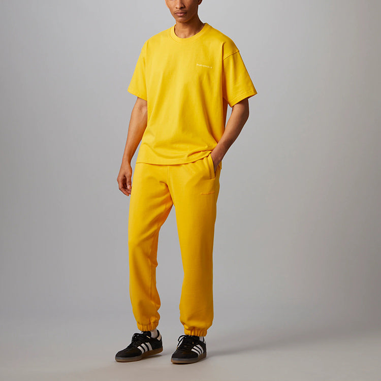 adidas x Pharrell Humanrace Small Logo Sweatpants 'Yellow' HG2685