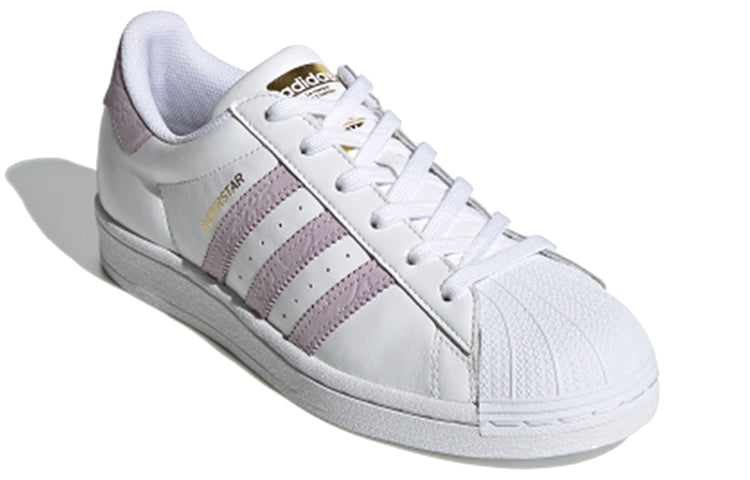 (WMNS) adidas originals Superstar 'White Purple' FW3567