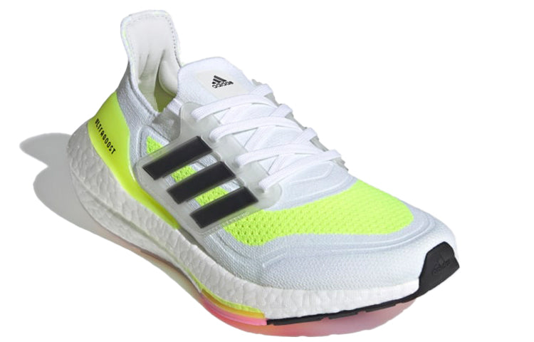 (WMNS) adidas Ultraboost 21 'White Solar Yellow' FY0401