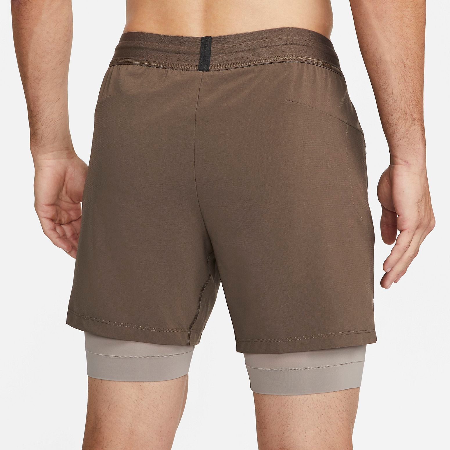 Nike Yoga 2 in 1 Shorts 'Brown' DC5320-004