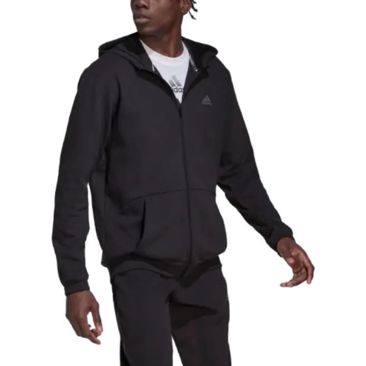 adidas Aeroready Yoga Full-Zip Hoodie 'Black' HL2403