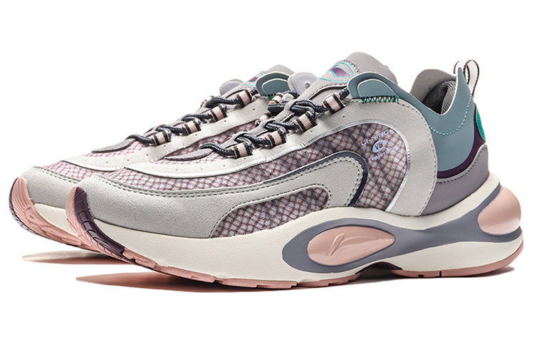 (WMNS) Li-Ning V8 'Grey Purple Pink' ARHP128-5