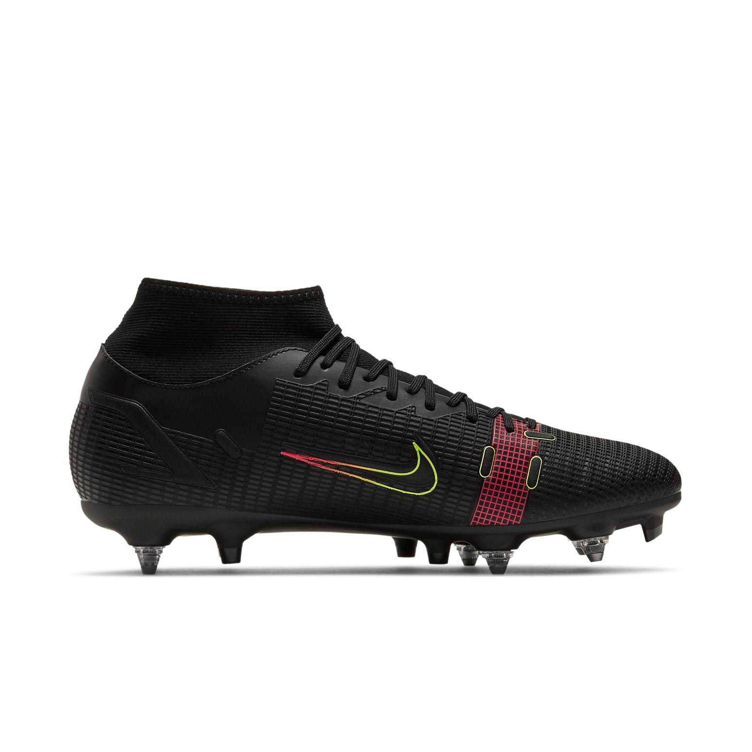 Nike Mercurial Superfly 8 Academy SG Pro 'Black Yellow Red' CW7432-090