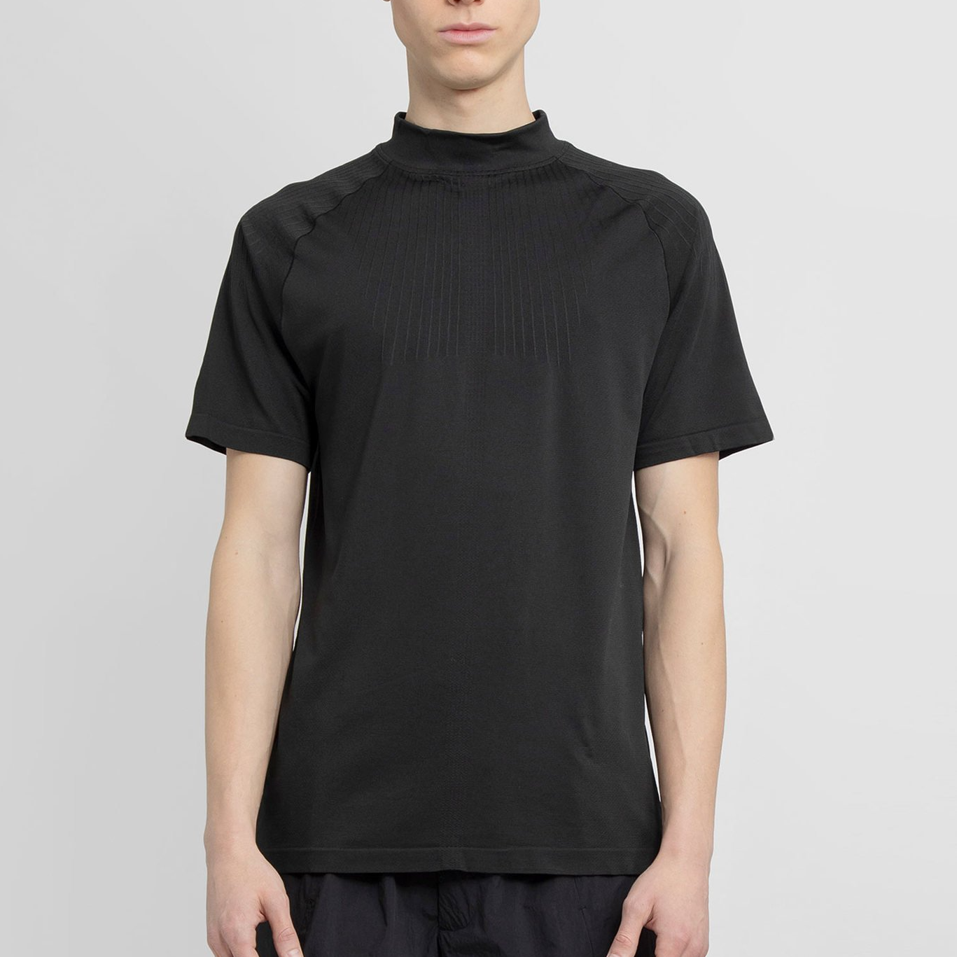 Men's Nike x MMW Crossover NRG Dri-FIT Solid Color Round Neck Short Sleeve Black T-Shirt DD9436-010