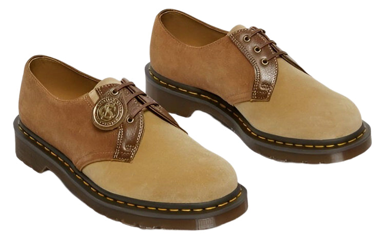 Dr. Martens 1461 Made in England Suede Oxford Leather Shoes 'Brown' 27511795