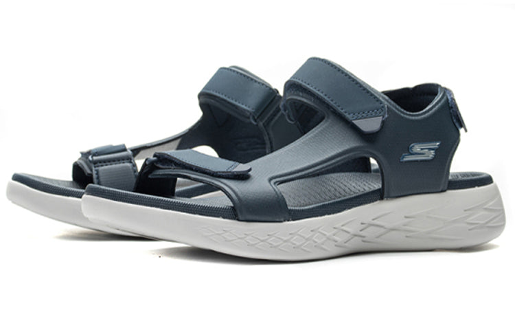 Skechers On-The-Go 600 Casual Navy Blue Sandals 55366-NVY