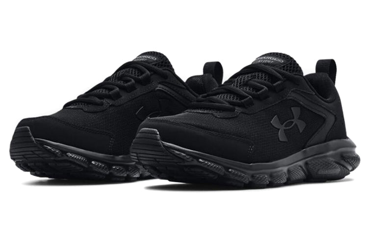 (WMNS) Under Armour Charged Assert 9 Wide 'Black' 3024862-002