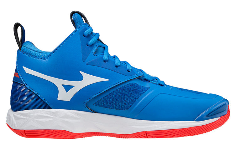 Mizuno Wave Momentum 2 Mid 'Blue Red' V1GA211724
