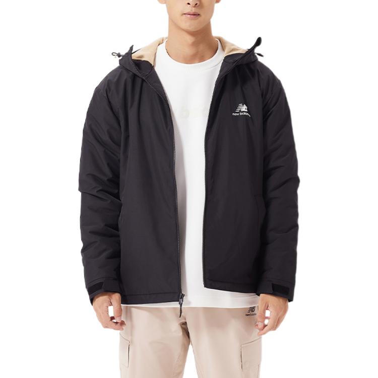 New Balance NBX Urban Remix Woven Jacket Asia Sizing 'Black Beige' AMJ23353-BK