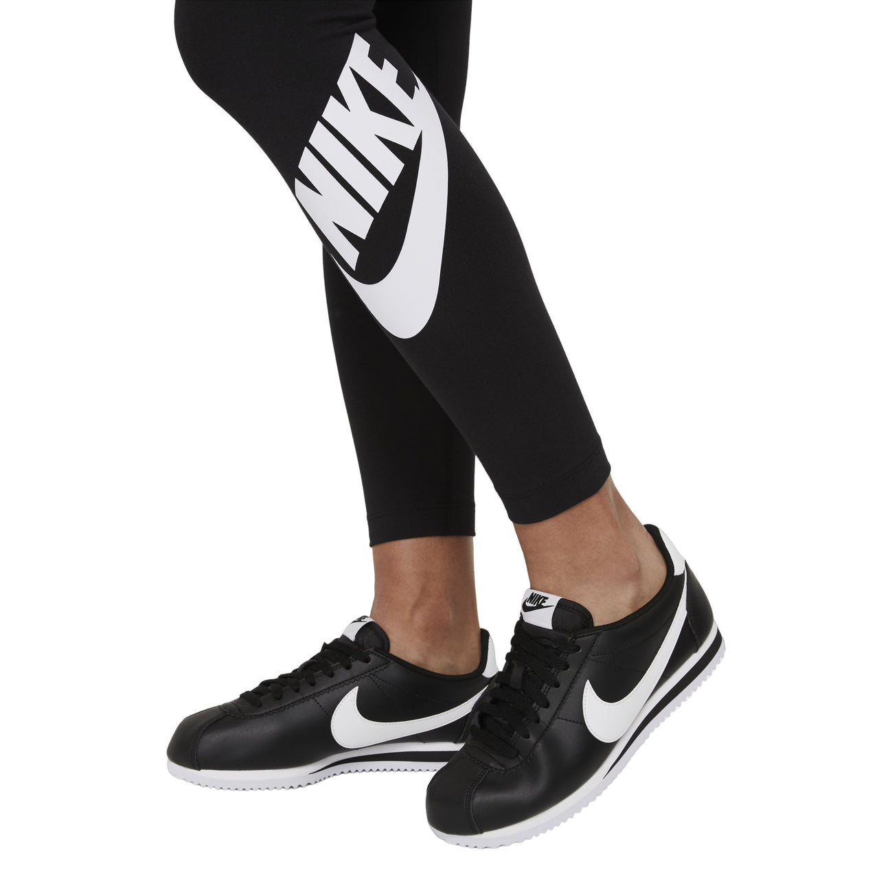 (WMNS) Nike Sportswear Essential Casual Sports High Waist Gym Yoga Leggings Black CZ8529-010