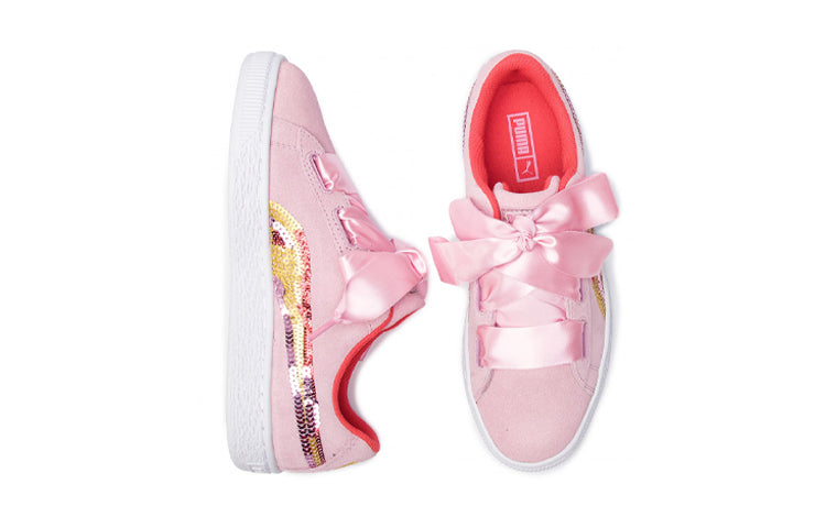 PUMA Suede Heart Trailblazer Sneakers K Pink/White 368953-01